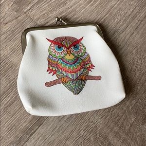 Owl change purse
